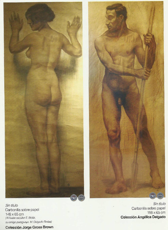 DESNUDO - OBRAS EN CARBONILLA DE MODESTO DELGADO RODAS